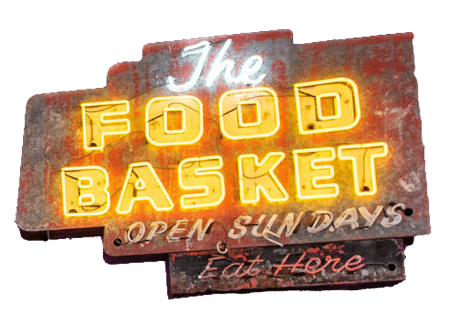 Food Basket Sign Jason Aldean's