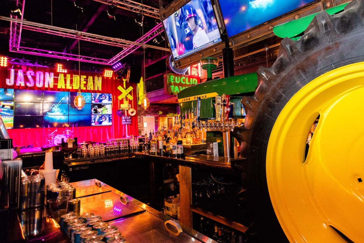 Jason Aldean’s Tractor bar Jason Aldean’s Tractor bar