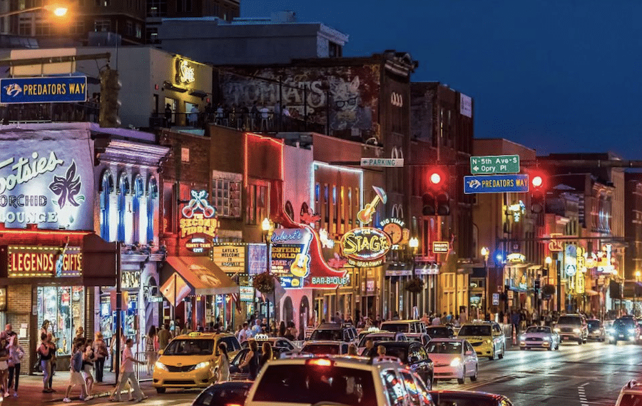 Broadway in Nashville